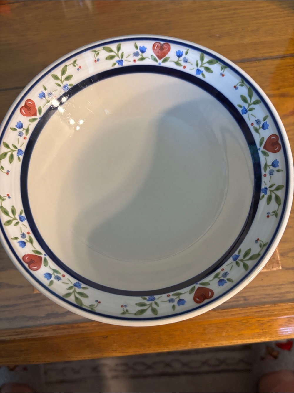 "Vintage Tienshan Country Morning Stoneware Cereal/Soup Bowls - Set of 6"